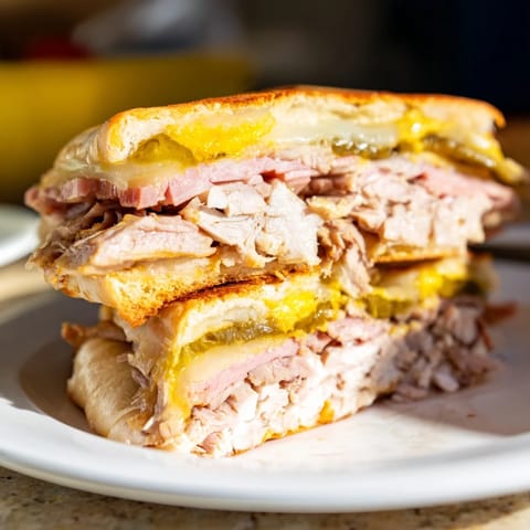 Savory Cuban Pressed Sandwich