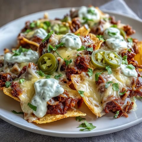 Loaded Baseball Nachos Jalapeños Cheese