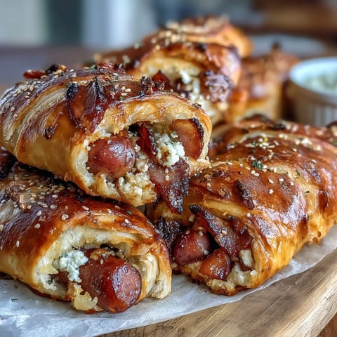 Baseball Game Day Pigs Blanket