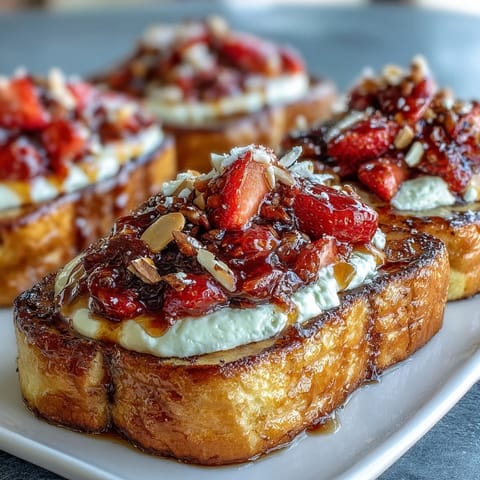 Spring Brunch Strawberry French Toast