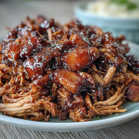 Honey Peach BBQ Pulled Pork