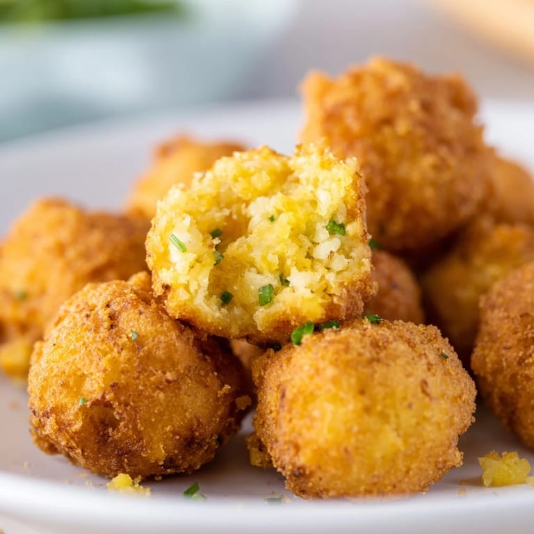 Freshly fried hushpuppies, a Southern comfort food classic, delicious alongside fried fish.
