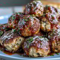 Slow cooker meatballs in marinara sauce, tender and juicy, simmered to perfection for an easy appetizer or main dish.  